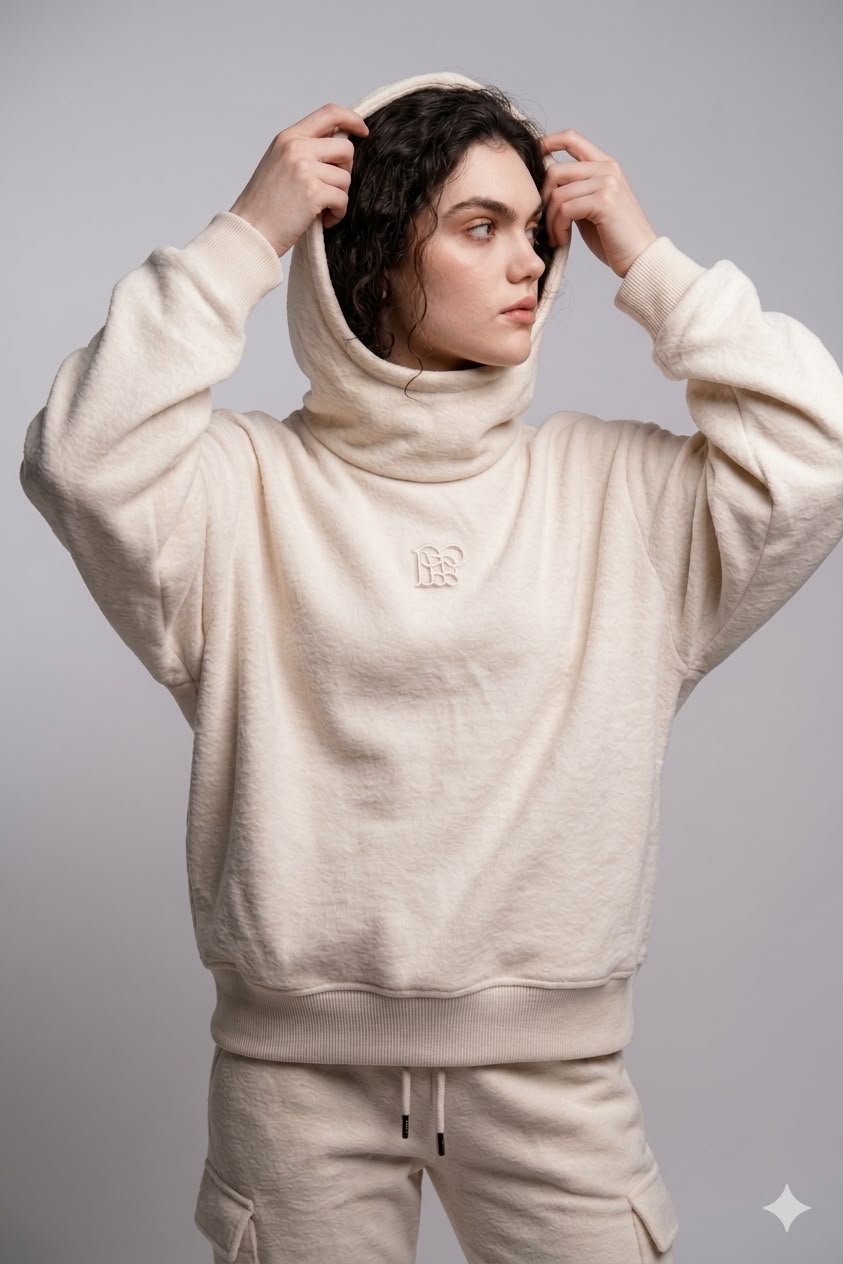 WOMENS 90´S MOCK HOODIE