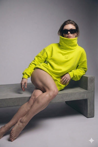 WOMENS 90´S MOCK NECK SWEATSHIRT