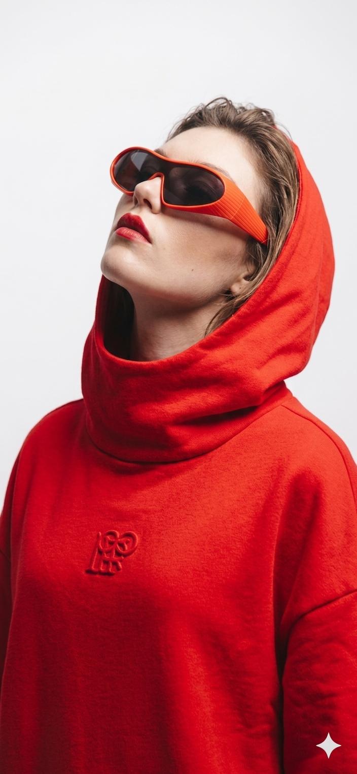 WOMENS 90´S MOCK HOODIE