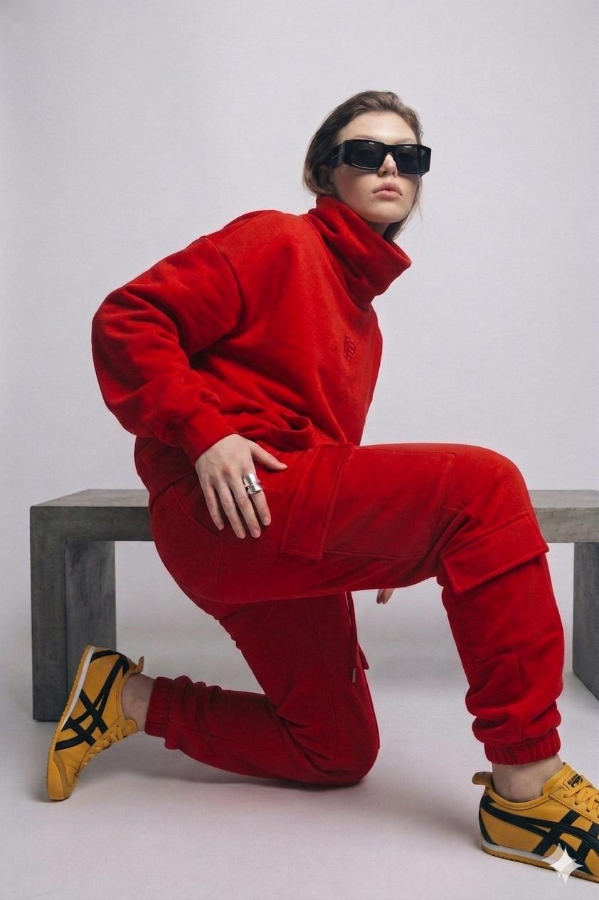 WOMENS 90´S CARGO SWEATPANTS
