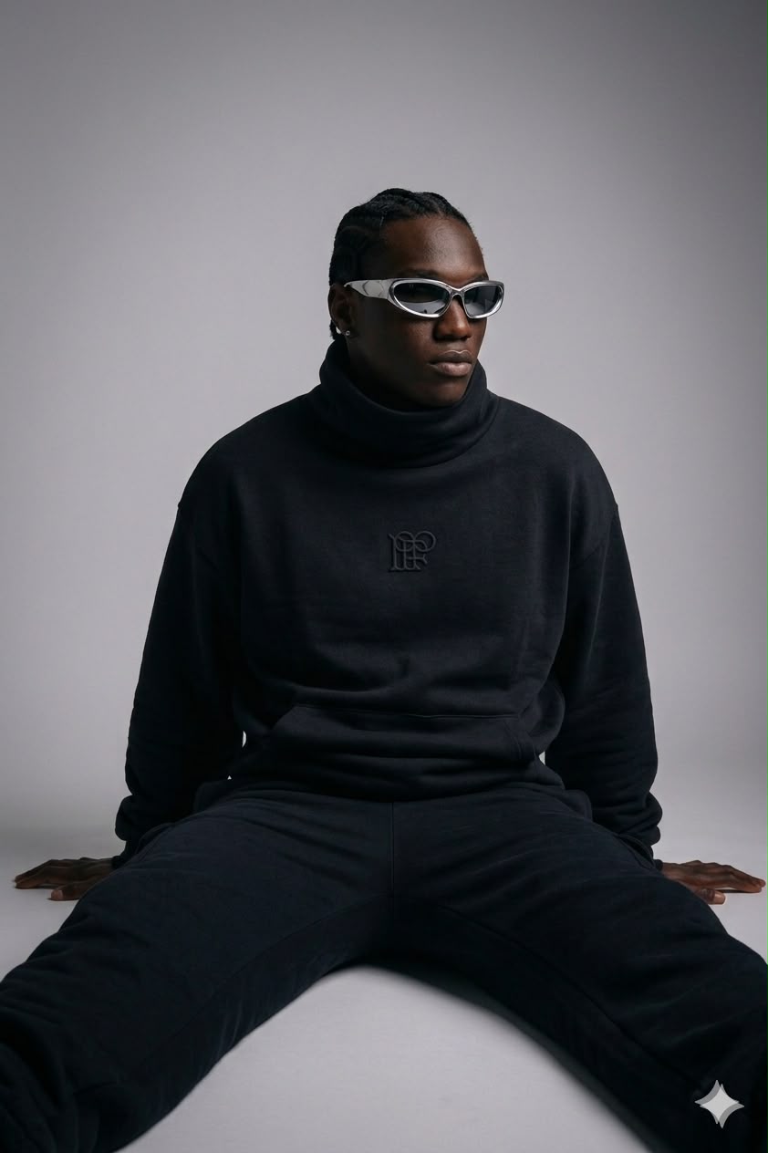 MENS 90´S MOCK NECK SWEATSHIRT