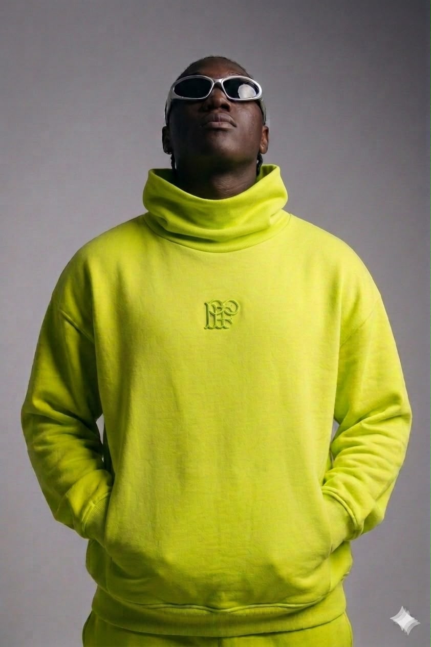 MENS 90´S MOCK NECK SWEATSHIRT